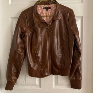 Wishful park faux leather jacket